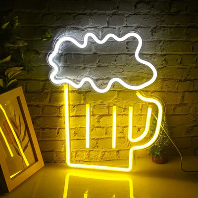 Glowing Beer Neon Sign | Grow Your Bar Businesses