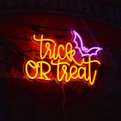 Trick or Treat Neon Sign