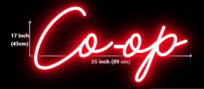 custom neon signs for Christopher Smith
