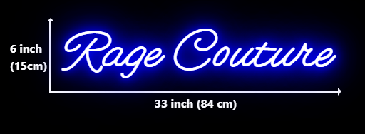 Custom Neon sign for Rage Valentine