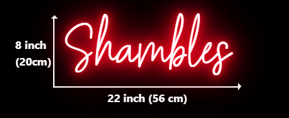 Custom Neon sign for Levi McHale