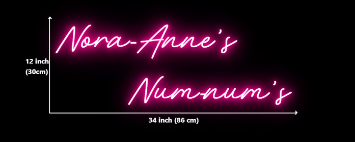 Custom Neon for Anna Hill