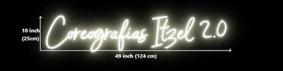 Custom Neon Signs for coreografiasitzel2.0