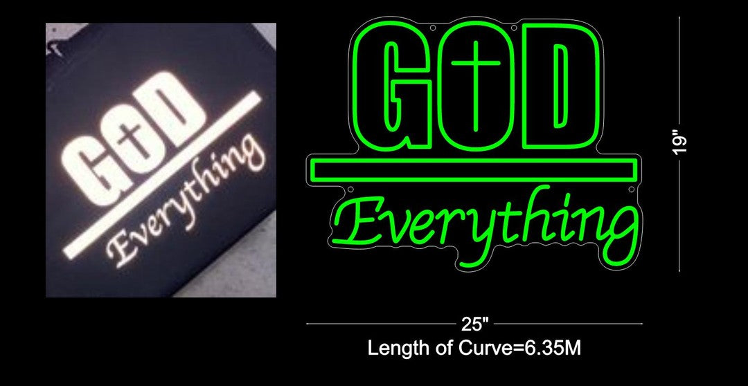 Custom Neon for GODOVEREVERYTHING