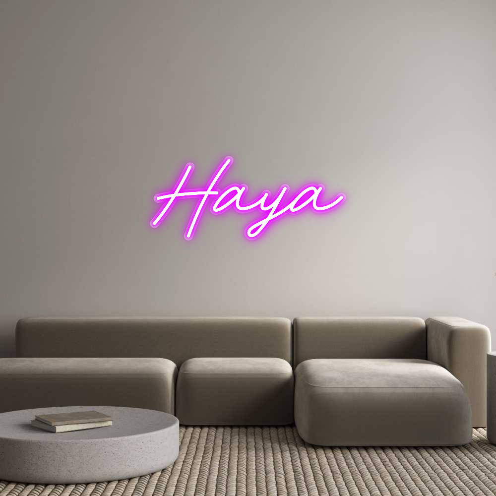 Custom Neon: Haya