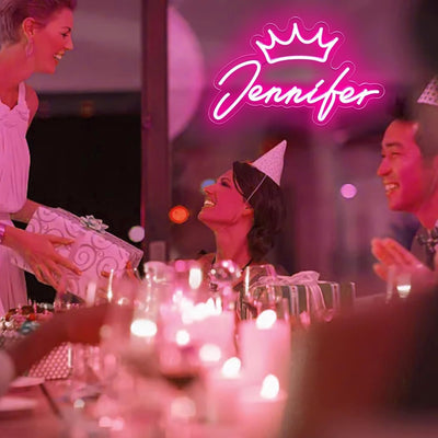 Jennifer Name Neon sign