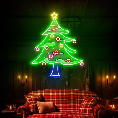 Christmas Tree Neon Sign by Neon.Outshine 