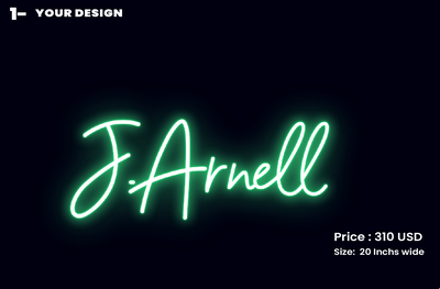 Custom Neon Sign For Adrieanna jean