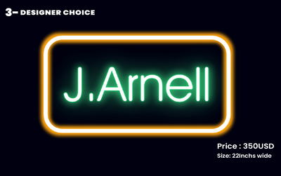 Custom Neon Sign For Adrieanna jean