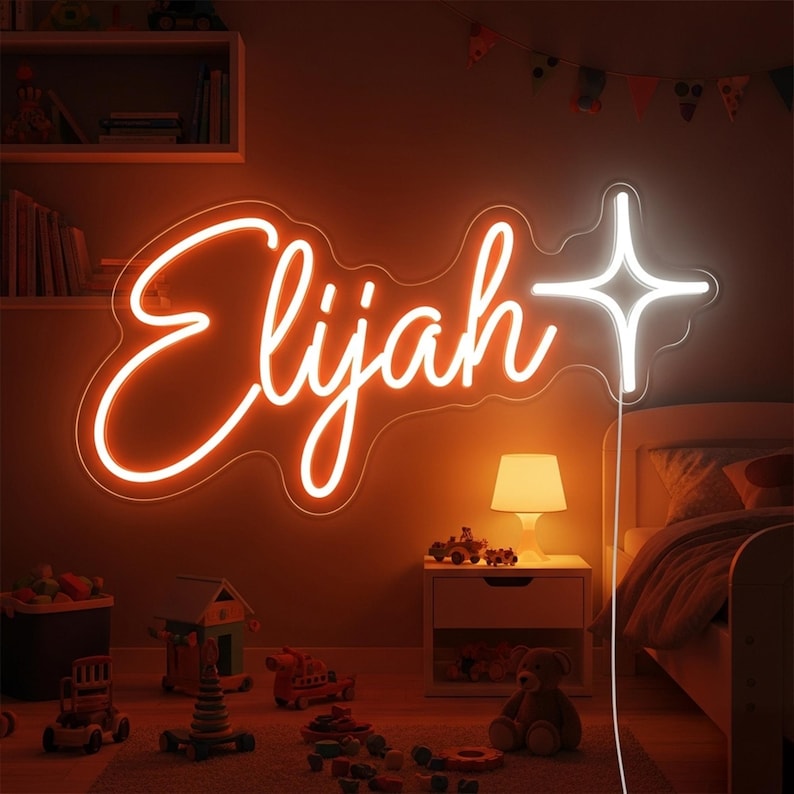 Elijah Name Neon sign by Neon.Outshine 
