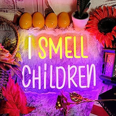 I Smell Like Children Halloween Neon Sign by Neon.Outshine 