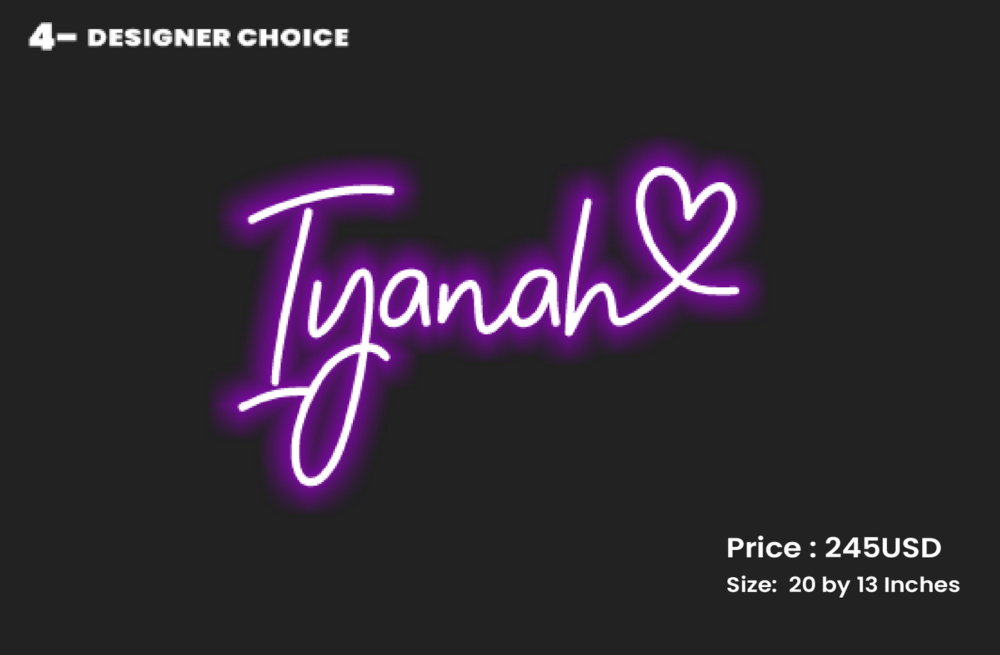 Custom Sign For Tenae Garner