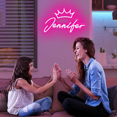 Jennifer name LED neon sign by Neon.Outshine 