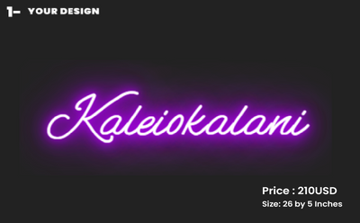 CUSTOM SIGN FOR Kaleiokalani Mays