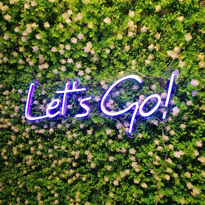 Let’s Go”Neon sign by Neon.Outshine.