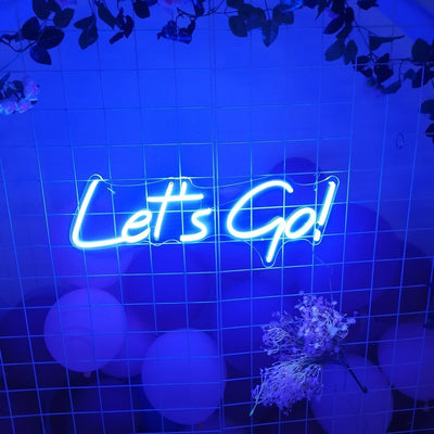 Let’s Go”Neon sign by Neon.Outshine.