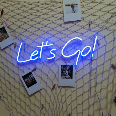 Let’s Go”Neon sign by Neon.Outshine.