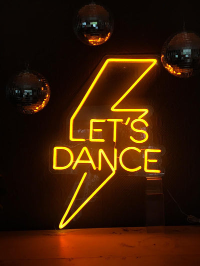 Lets Dance Party Neon Sign by Neon.Outshine 