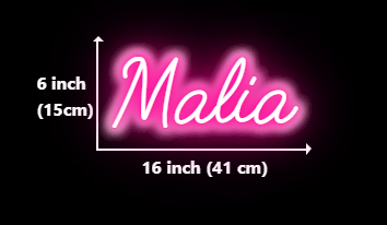 Custom neon for Malia Suro