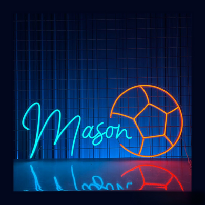 Mason name LED neon sign by Neon.Outshine 