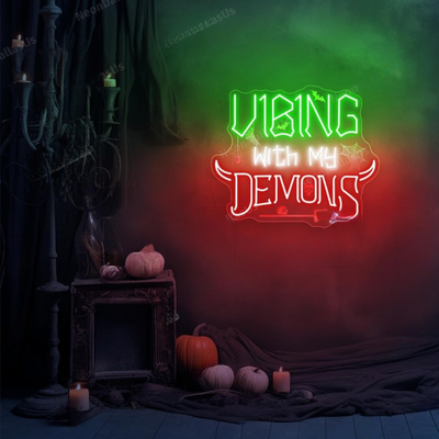 My Demons Halloween Neon sign by Neon.Outshine - Perfect for haunted houses,