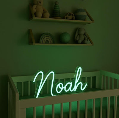 Noah Name Neon sign from Neon.Outshine