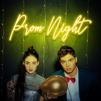 Prom Night Neon Sign by Neon.Outshine  perfect for prom decor and photo backdrops.