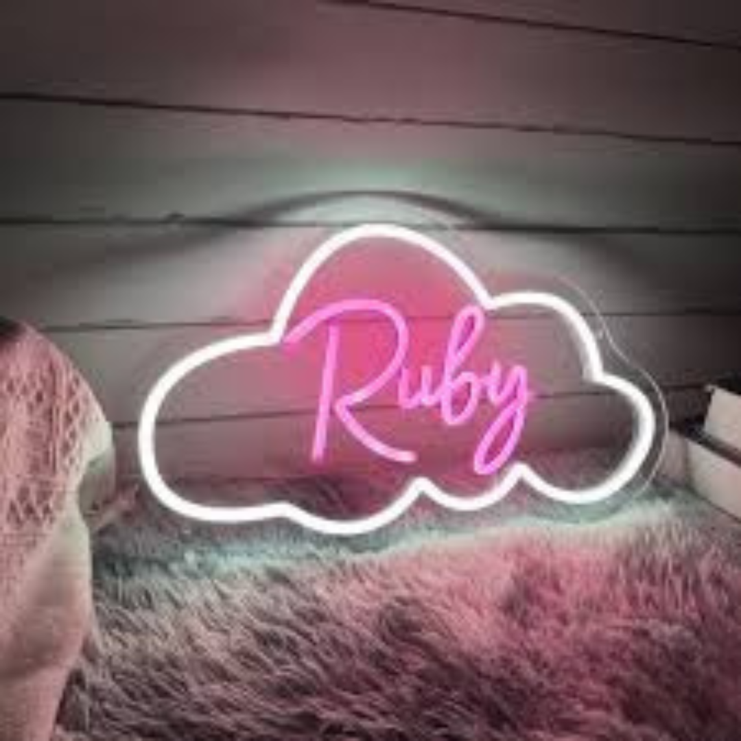 Ruby name LED neon sign by Neon.Outshine 
