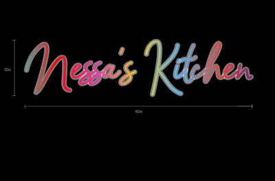 CUSTOM SIGN FOR Banessa Mcterrell