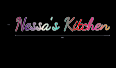 CUSTOM SIGN FOR Banessa Mcterrell