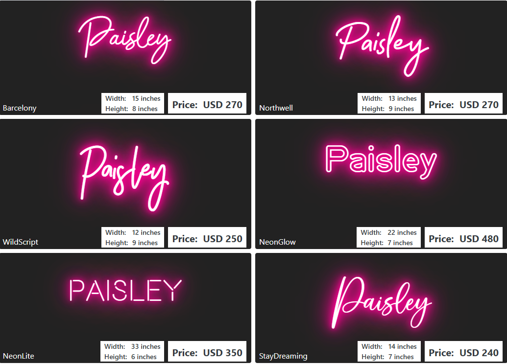 Custom Neon Sign For Debbie Simmons