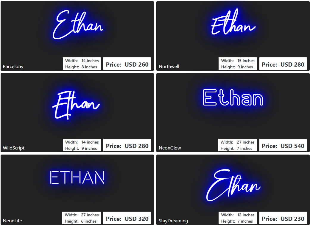Custom Neon Sign For Jessica Burnham