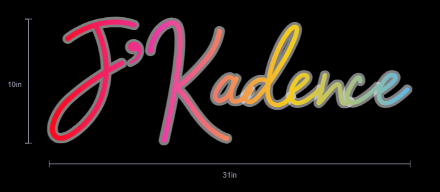 Custom Neon Sign For Kanisha Jackson