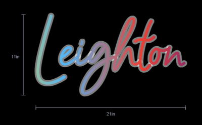 Custom Neon Sign For brenda calsing