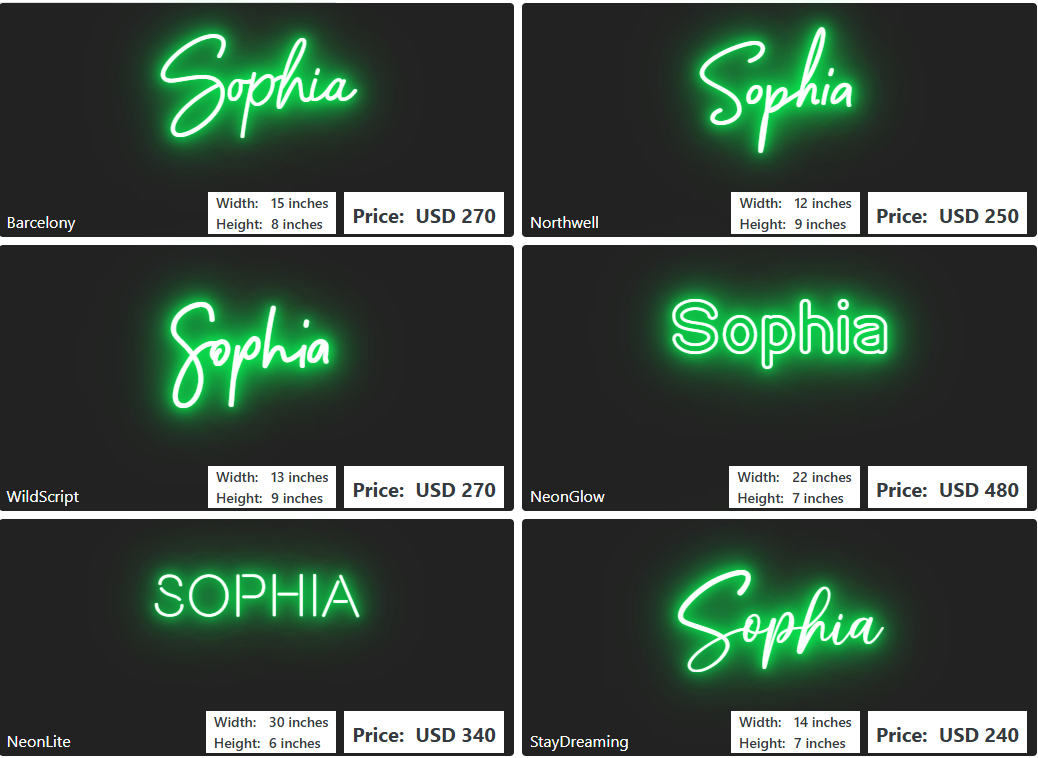 Custom Neon Sign For Brandy Wilson