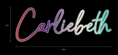 Custom Neon Sign For Maribeth barnett