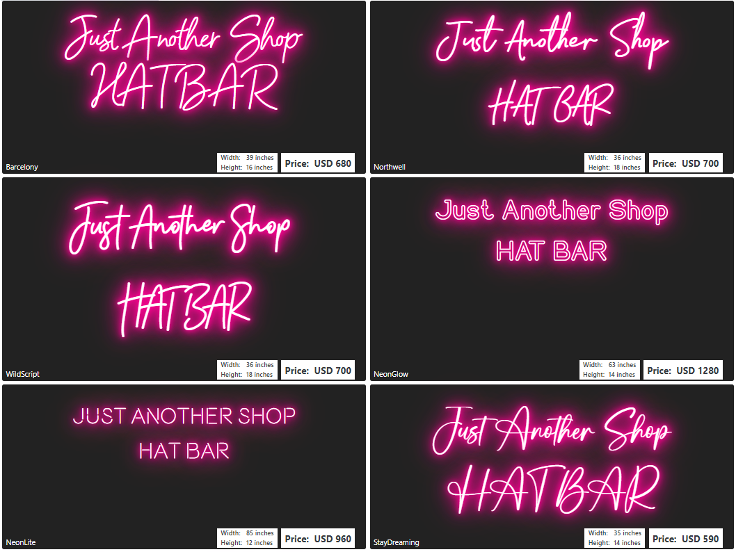 Custom Neon Sign For Brandi Potts