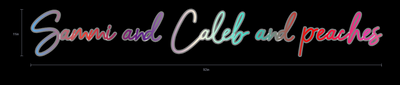 Custom Neon Sign For Sammi Mitchell