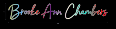 Name Neon Sign For Charisa wolf
