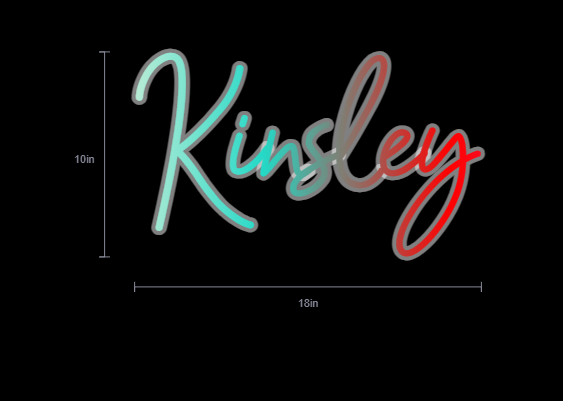 Custom Neon Sign For Samantha