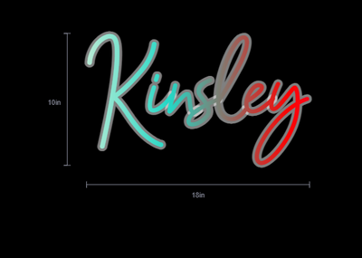 Custom Neon Sign For Samantha
