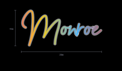 Custom Neon Sign For Eliza