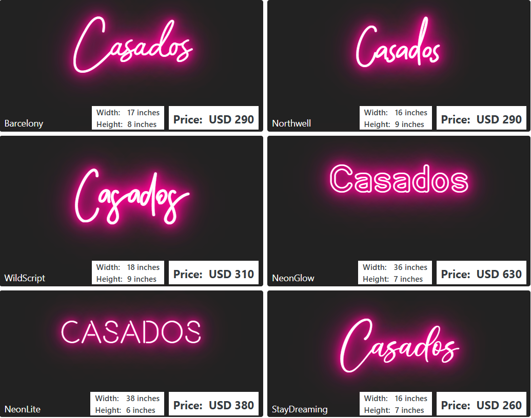 Custom Neon Sign For Katrina Casados