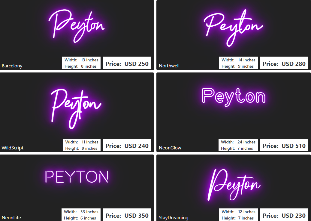 Custom Neon Sign For Brittney Case