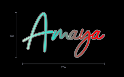 Custom Neon Sign For Skyla Estraca
