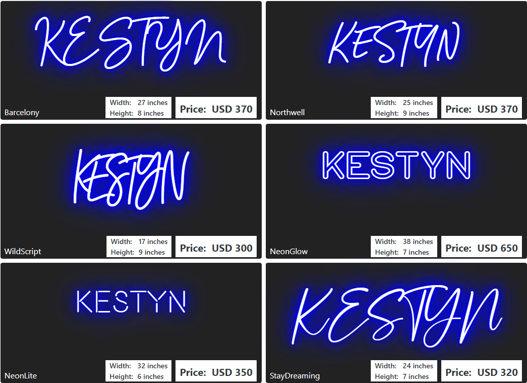 Custom Neon Sign For Nicole Casman