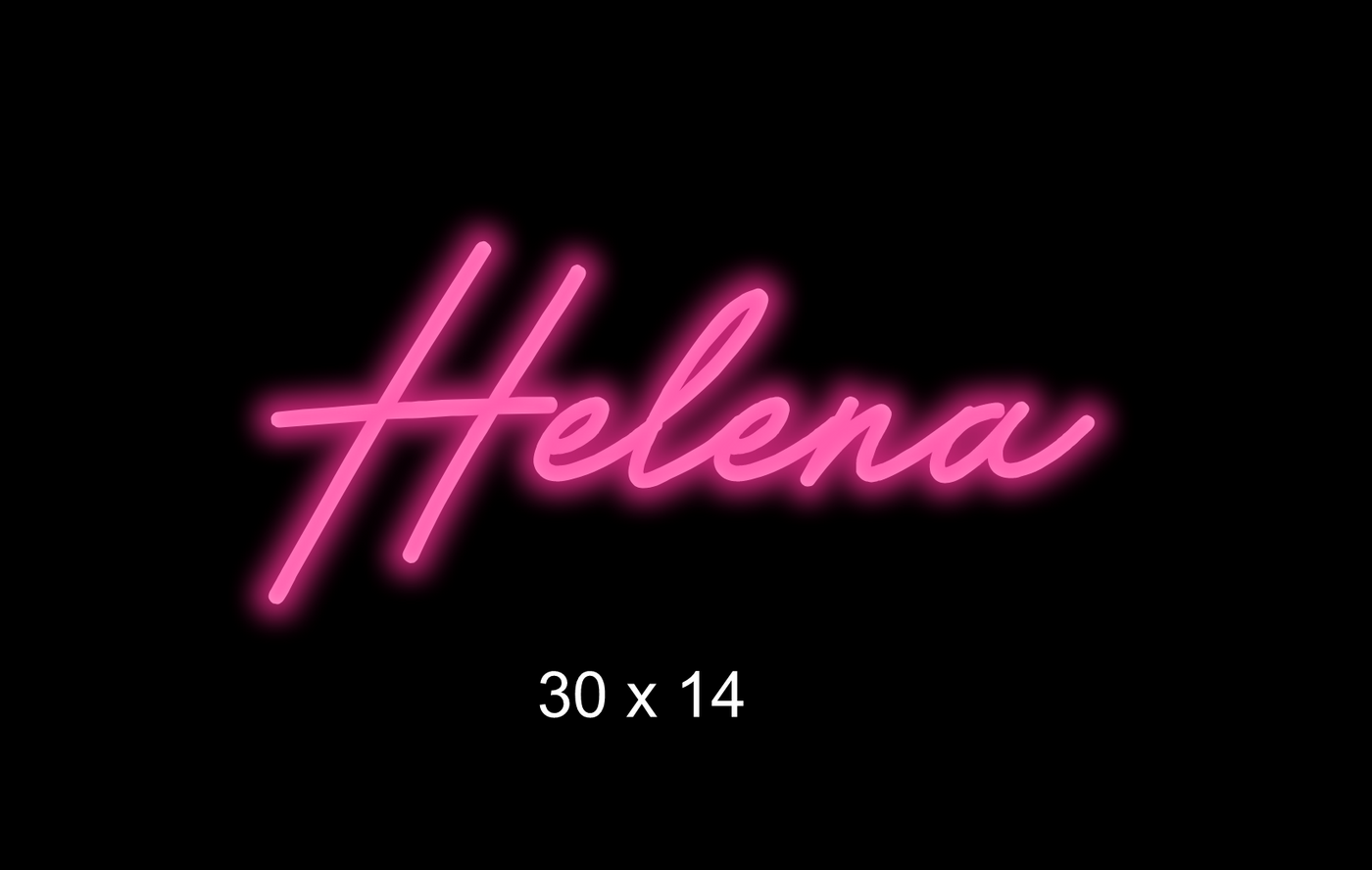 Custom Neon sign for Helena Tawil