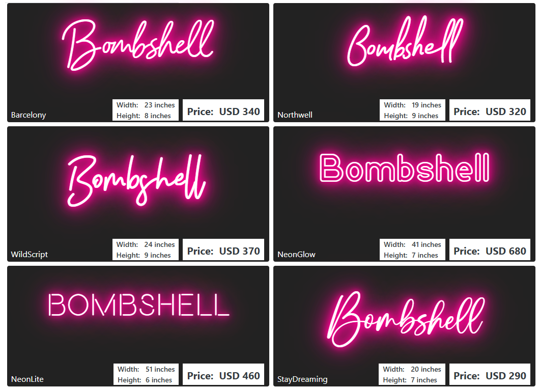 Custom Neon Sign For Emily Kazmer