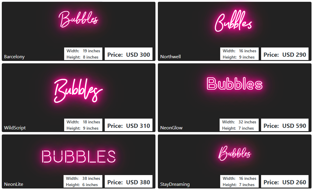 Custom Neon Sign For Watson LeTosha