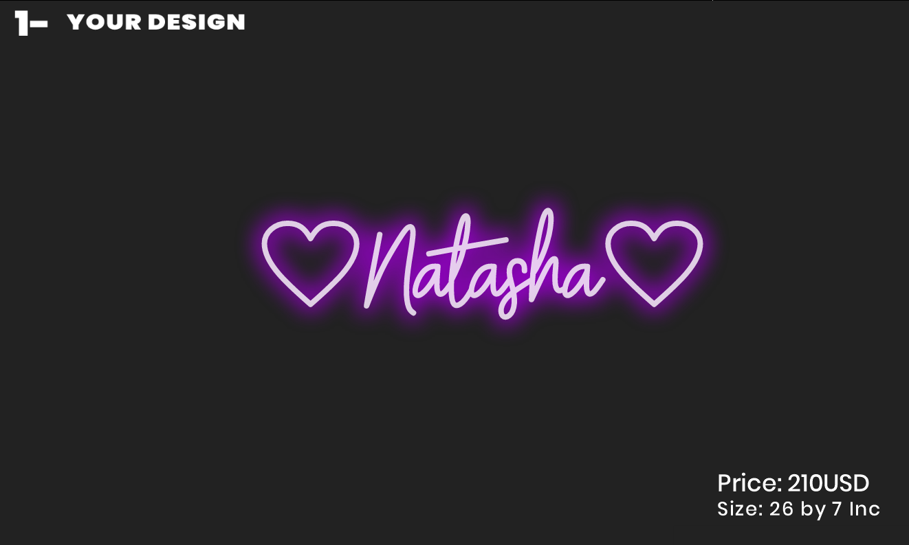 custom sign for Natasha Brock